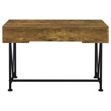 Analiese 47-inch 3-drawer Writing Desk Rustic Nutmeg