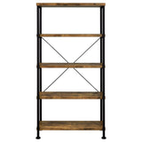 Analiese 63-inch 4-shelf Bookshelf Rustic Nutmeg - Tampa Furniture Outlet