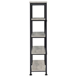 Analiese 63-inch 4-shelf Bookshelf Grey Driftwood - Tampa Furniture Outlet