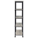 Analiese 63-inch 4-shelf Bookshelf Grey Driftwood - Tampa Furniture Outlet