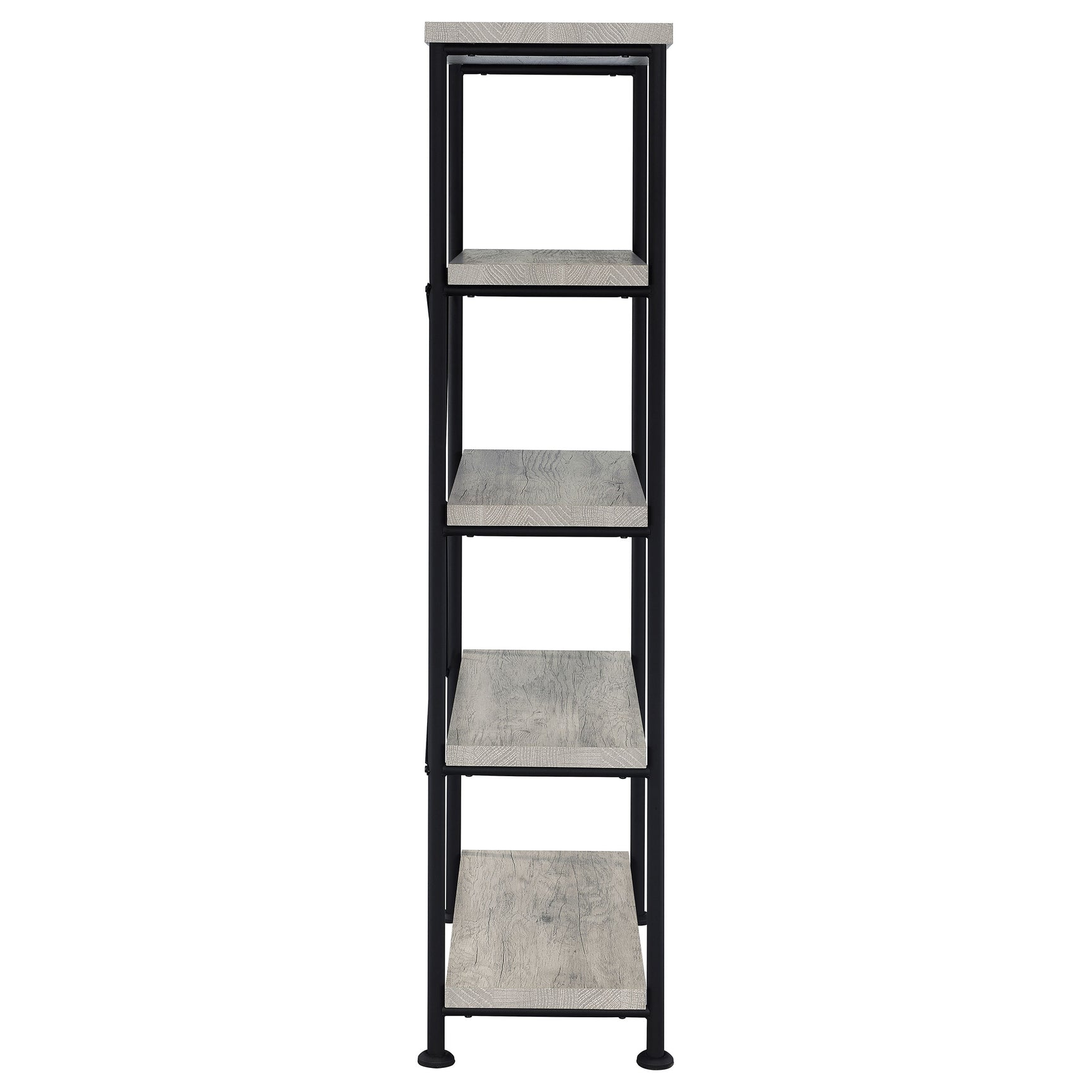 Analiese 63-inch 4-shelf Bookshelf Grey Driftwood - Tampa Furniture Outlet