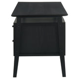 Goodson 64-inch 4-Drawer Double Pedestal Computer Desk Black