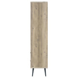 Maeve 70-inch 3-shelf Bookcase with Drawers Distressed Pine - Tampa Furniture Outlet