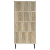 Maeve 70-inch 3-shelf Bookcase with Drawers Distressed Pine - Tampa Furniture Outlet