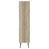 Maeve 70-inch 3-shelf Bookcase with Drawers Distressed Pine - Tampa Furniture Outlet