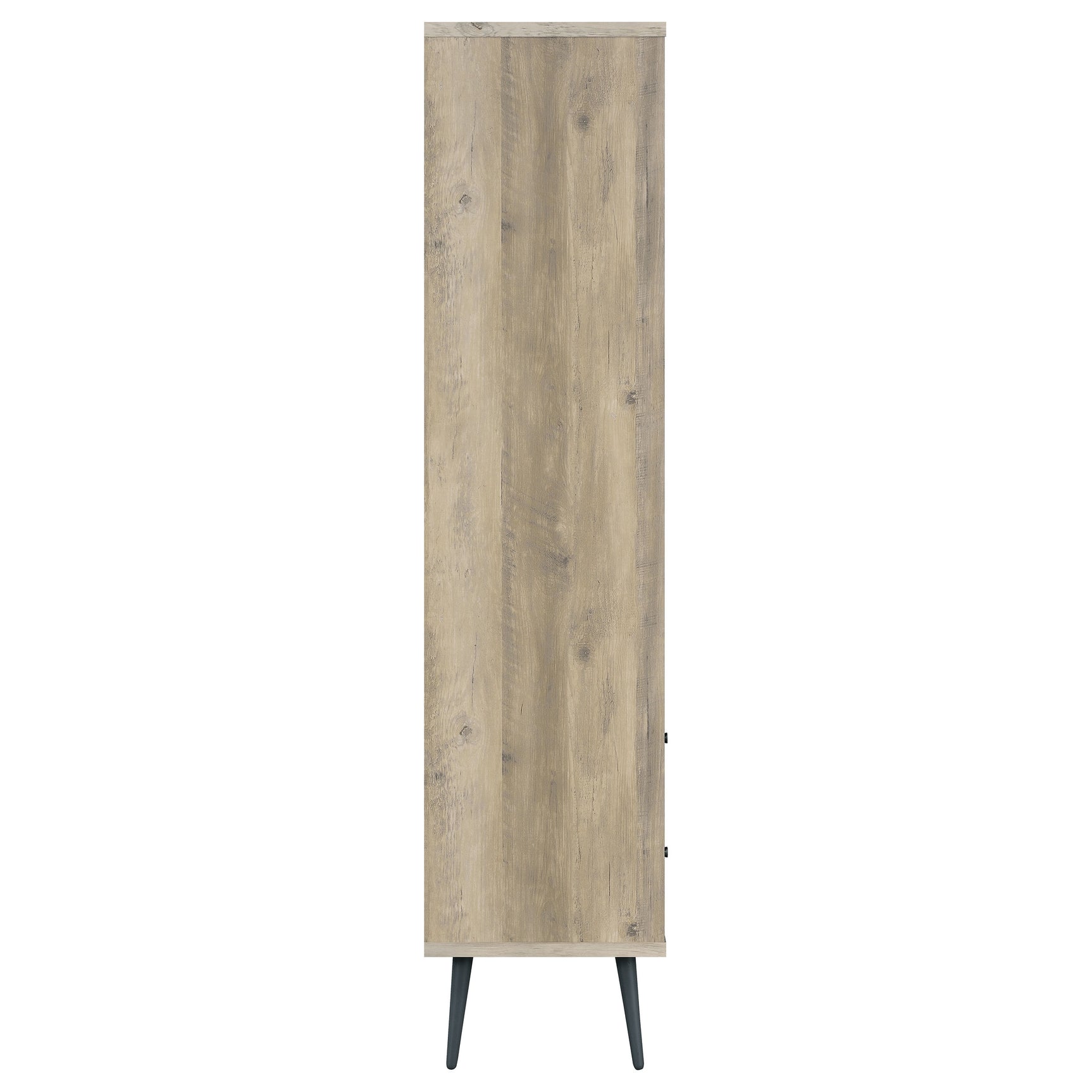 Maeve 70-inch 3-shelf Bookcase with Drawers Distressed Pine - Tampa Furniture Outlet