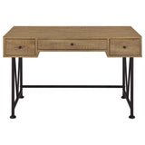 Analiese 47-inch 3-drawer Writing Desk Mango