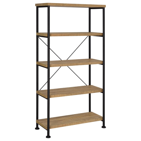 Tampa Furniture Outlet - Coaster - Analiese 63-inch 4-shelf Bookshelf Mango - 802003