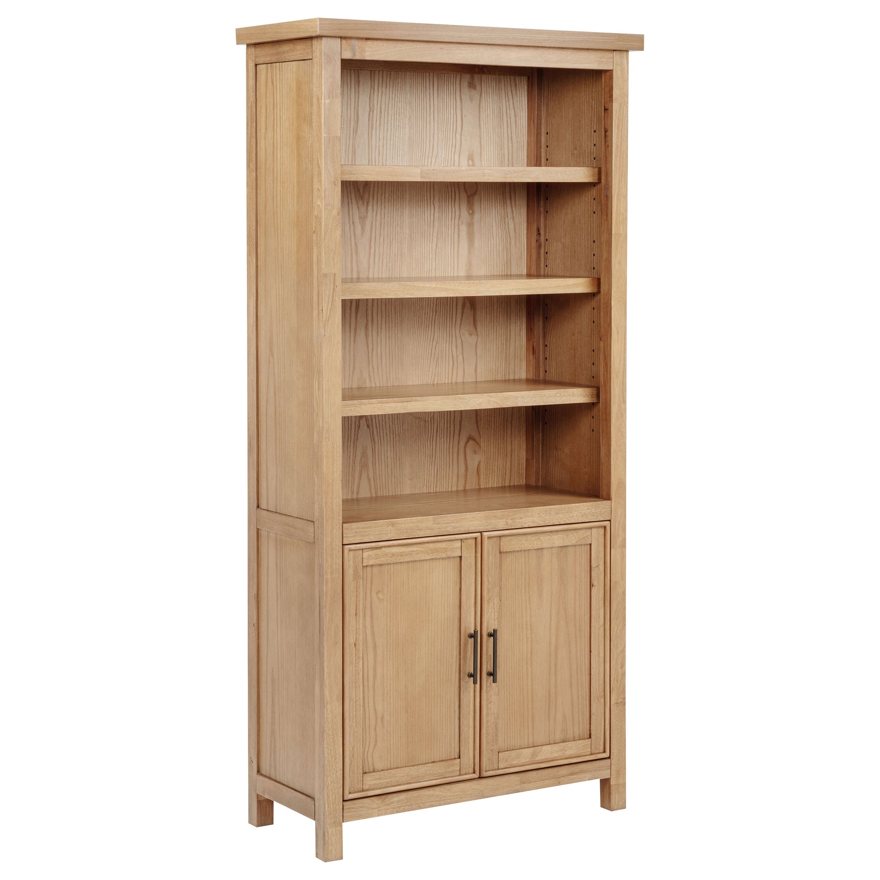 Tampa Furniture Outlet - Coaster - Vermes 72-inch 2-door Home Office Cabinet Bookcase Light Ash - 802063