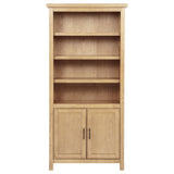 Vermes 72-inch 2-door Home Office Cabinet Bookcase Light Ash