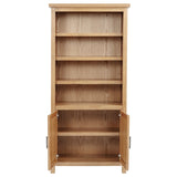 Vermes 72-inch 2-door Home Office Cabinet Bookcase Light Ash