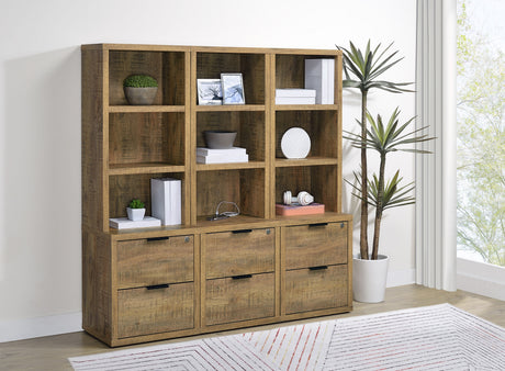 Tampa Furniture Outlet - Coaster - Westpark 3-piece Wall Unit Bookcase Set with USB Mango - 802693-S3