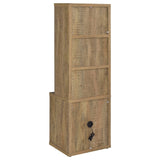 Westpark 3-shelf Bookcase USB and Lockable Drawer Mango - Tampa Furniture Outlet