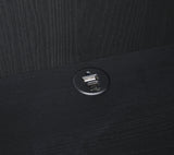 Westpark 3-shelf Bookcase USB and Lockable Drawer Black - Tampa Furniture Outlet