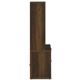 Westpark 3-shelf Bookcase USB and Lockable Drawer Dark Pine - Tampa Furniture Outlet