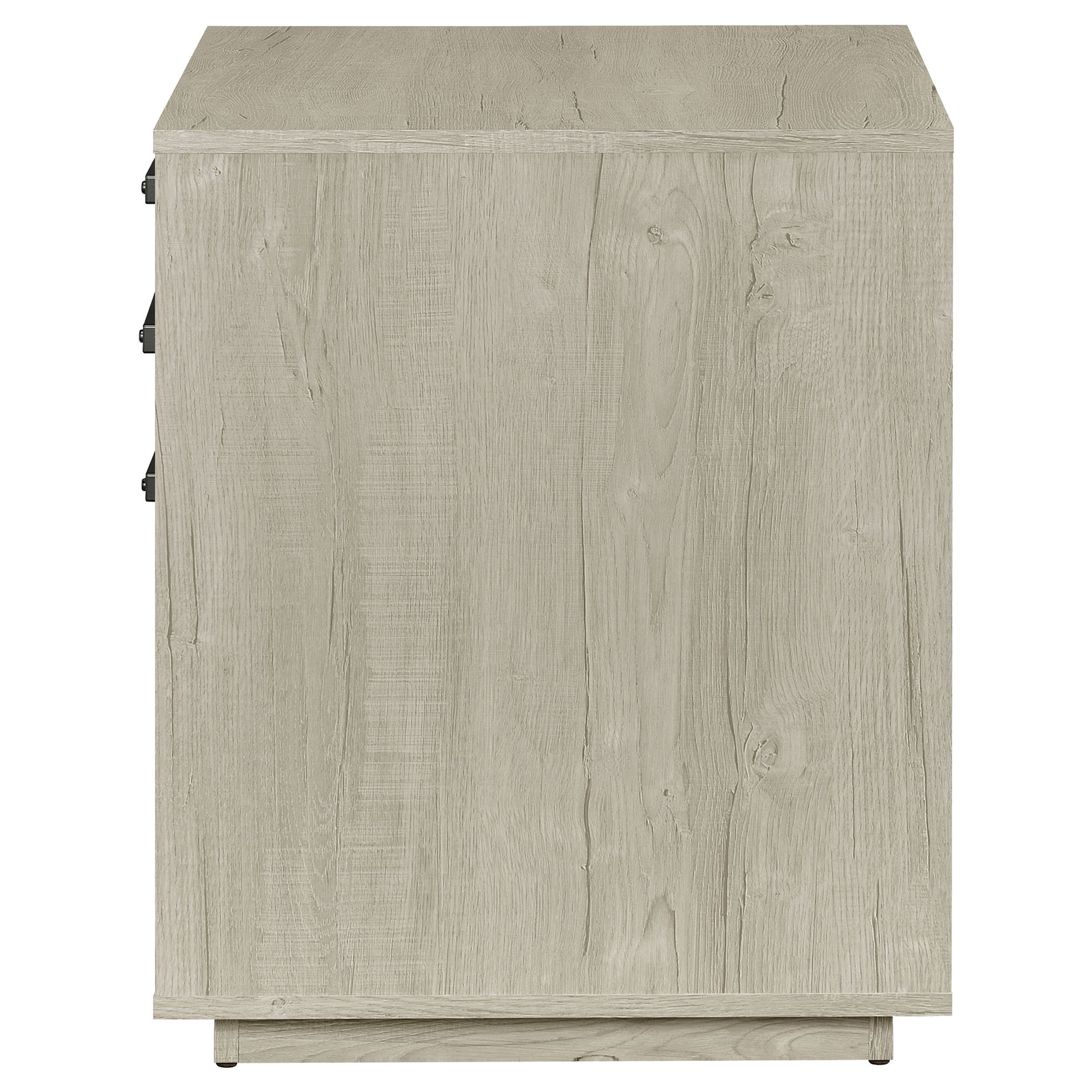 Loomis 3-drawer Home Office File Cabinet Whitewashed Grey - Tampa Furniture Outlet