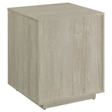 Loomis 3-drawer Home Office File Cabinet Whitewashed Grey - Tampa Furniture Outlet