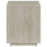 Loomis 3-drawer Home Office File Cabinet Whitewashed Grey - Tampa Furniture Outlet