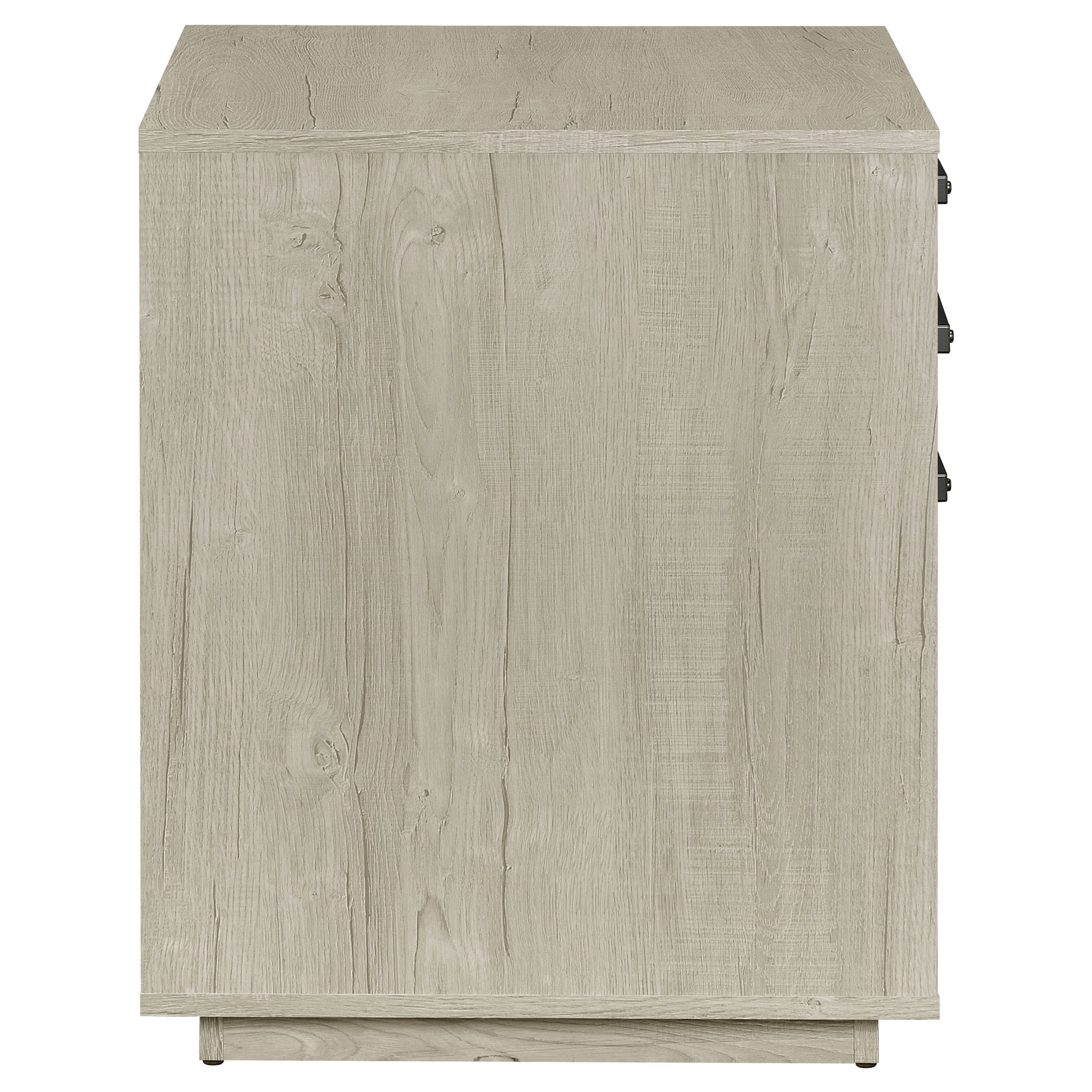 Loomis 3-drawer Home Office File Cabinet Whitewashed Grey - Tampa Furniture Outlet