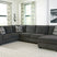 Tampa Furniture Outlet - Ashley Furniture - Ballinasloe Sectional - RAF 3-Piece Sectional with Chaise / Smoke - 80703S1