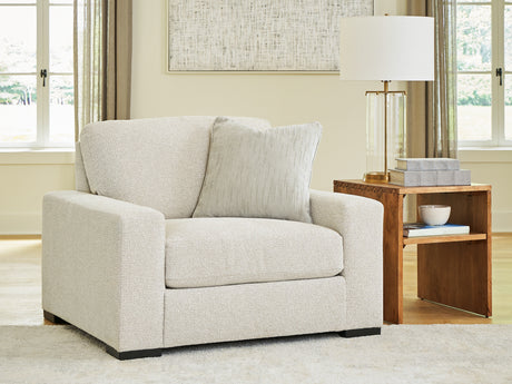 Tampa Furniture Outlet - Ashley Furniture - Conlee-Pike Living Room - Chair and a Half / Linen - PC8131023