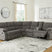 Tampa Furniture Outlet - Ashley Furniture - Museum Sectional - 2-Piece Reclining Sectional / Pewter - 81807S1
