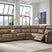 Tampa Furniture Outlet - Ashley Furniture - Max-Momentum Sectional - 6-Piece Power Reclining Sectional with Audio Console - PC82305S9