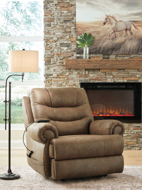 Tampa Furniture Outlet - Ashley Furniture - Revived and Restored Living Room - Power Lift Recliner - PC8240712