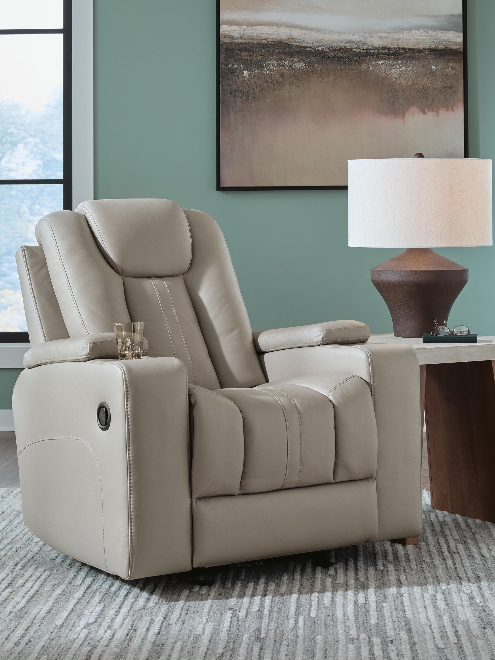 Tampa Furniture Outlet - Ashley Furniture - Elevate Edges Living Room - Glider Recliner / Coin - PC8330527