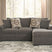 Tampa Furniture Outlet - Ashley Furniture - Larson Levee Sectional - RAF 2-Piece Sectional Sofa Chaise - PC86205S3
