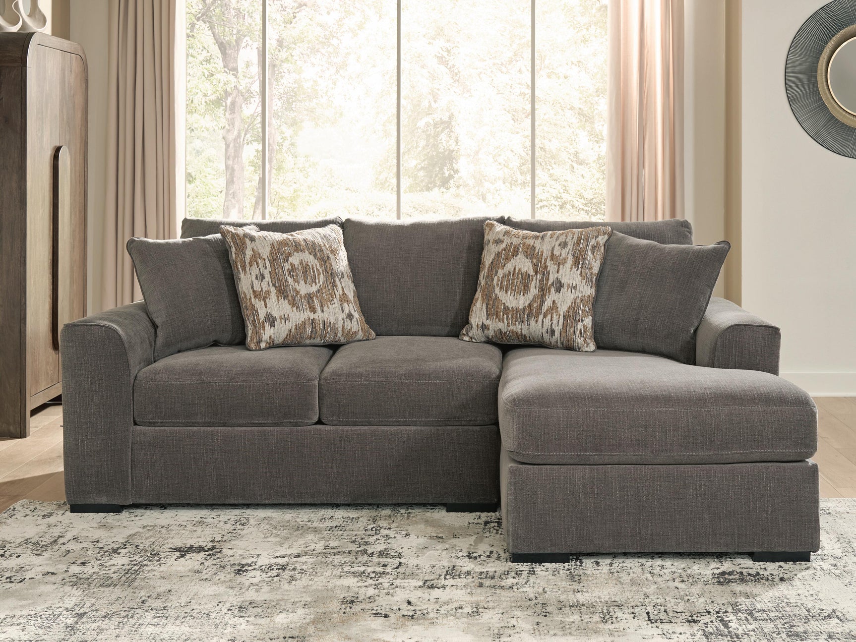 Tampa Furniture Outlet - Ashley Furniture - Larson Levee Sectional - RAF 2-Piece Sectional Sofa Chaise - PC86205S3