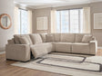 Tampa Furniture Outlet - Ashley Furniture - Carceri Sectional - 5-Piece Power Sectional Reclining Sofa - 87003S4