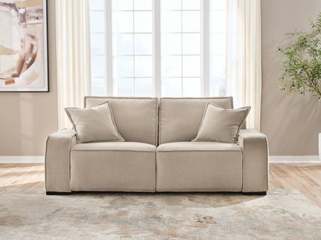 Tampa Furniture Outlet - Ashley Furniture - Carceri Sectional - 2-Piece Power Reclining Sectional Loveseat / Cashmere - 87003S1