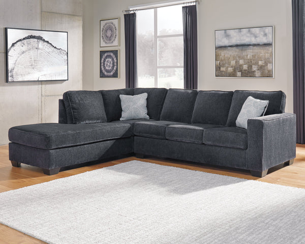 Caspian Upholstered Curved Arms Sectional Sofa White and Black – Midtown  Outlet Home Furnishings