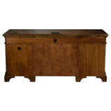 Hartshill 66-inch 5-drawer Credenza Office Desk Burnish Oak - Tampa Furniture Outlet