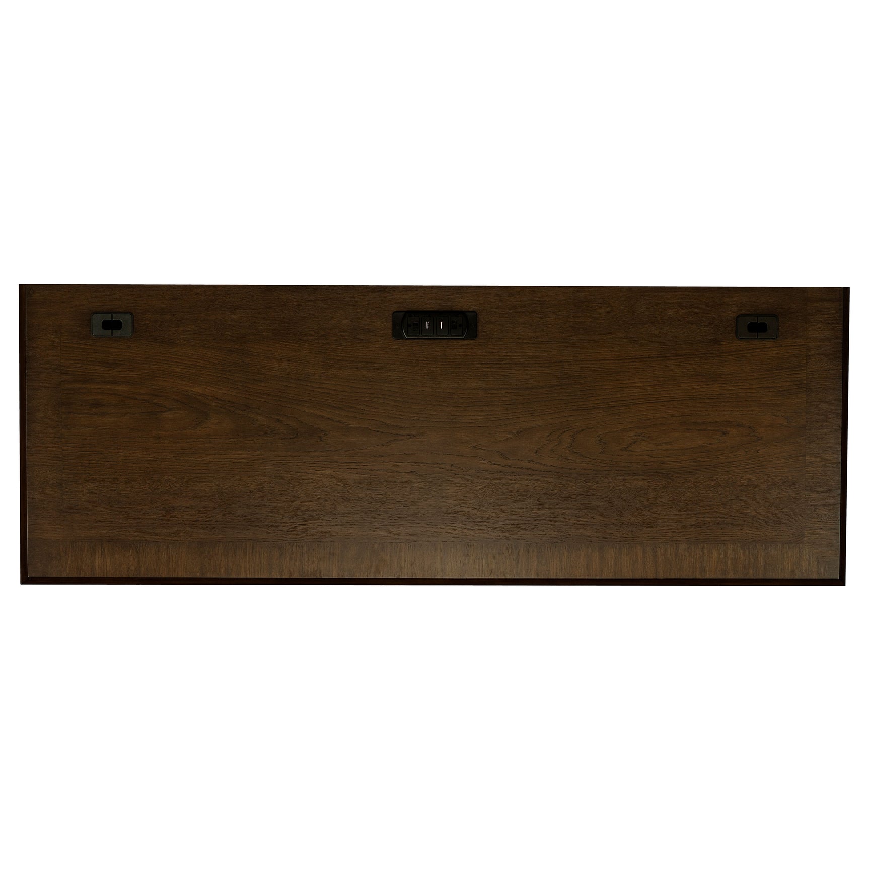 Hartshill 66-inch 5-drawer Credenza Office Desk Burnish Oak - Tampa Furniture Outlet
