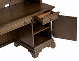 Hartshill 66-inch 5-drawer Credenza Office Desk Burnish Oak - Tampa Furniture Outlet