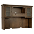 Tampa Furniture Outlet - Coaster - Hartshill 2-door Hutch with Shelves Burnished Oak - 881283H