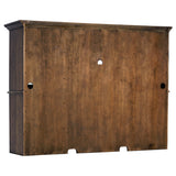 Hartshill 2-door Hutch with Shelves Burnished Oak - Tampa Furniture Outlet