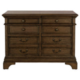 Hartshill 5-drawer Home Office File Cabinet Burnished Oak - Tampa Furniture Outlet
