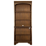 Hartshill 78-inch 5-shelf Bookcase Burnished Oak - Tampa Furniture Outlet