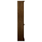 Hartshill 78-inch 5-shelf Bookcase Burnished Oak - Tampa Furniture Outlet