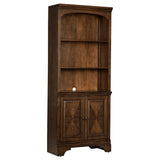 Tampa Furniture Outlet - Coaster - Hartshill 78-inch 3-shelf Cabinet Bookcase Burnished Oak - 881286