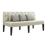 Maddox - Sofa With Seven Pillows - Beige - Tampa Furniture Outlet