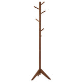 Tampa Furniture Outlet - Coaster - Devlin 6 Hook Freestanding Wood Coat Rack Hat Hanger Walnut - 900633