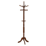 Tampa Furniture Outlet - Coaster - Achelle 11 Hook Freestanding Coat Rack Hat Hanger Tobacco - 900769