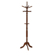 Tampa Furniture Outlet - Coaster - Achelle 11 Hook Freestanding Coat Rack Hat Hanger Tobacco - 900769