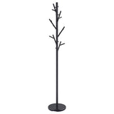 Clover 18 Hook Freestanding Metal Coat Rack Hat Hanger Black - Tampa Furniture Outlet