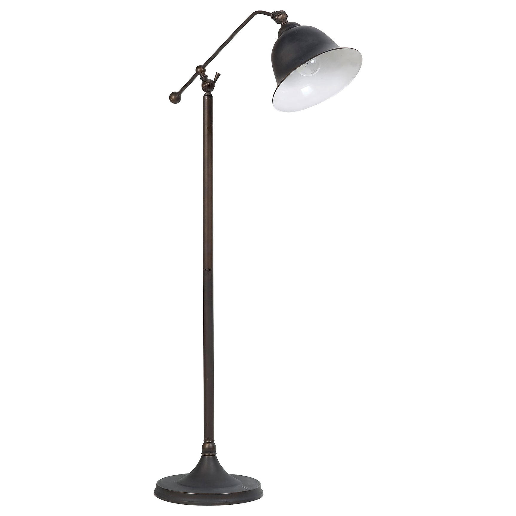 Tampa Furniture Outlet - Coaster - Eduardo 54-inch Bell Down Bridge Floor Lamp Dark Bronze - 901231