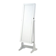 Tampa Furniture Outlet - Coaster - Yvonne Cheval Mirror with Jewelry Storage Dove Grey - 901866